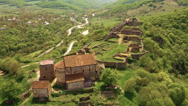 Ruins of the medieval town of Dmanisi in Georgia
