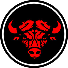 Web the buffalo head logo is surrounded by a shield and circle