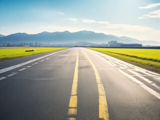 Naklejka premium road to the sky