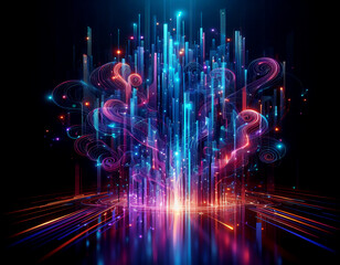 Neon Lights Abstract images