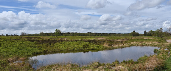 Beautiful view of the Fagne de Malchamps