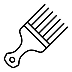 Afro comb Icon