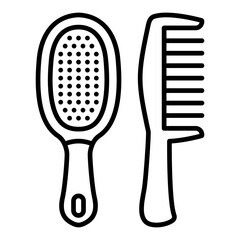 Hair brushes Icon
