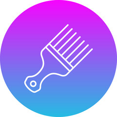 Afro comb Icon