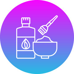Hair dye kit Icon