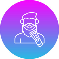 Beard trimming Icon