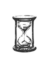 reloj de arena dibujo vector icon imagen 
