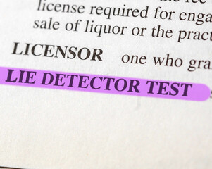 lie detector test