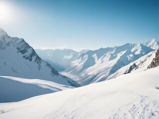 Obraz premium snow covered mountains
