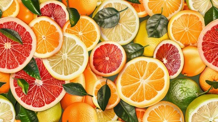 A variety of citrus fruits, including oranges, grapefruits, and lemons.