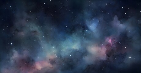 starry night sky background, glittering stars, nebula, galaxy outer space wallpaper