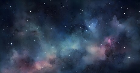 Fototapeta premium starry night sky background, glittering stars, nebula, galaxy outer space wallpaper