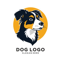dog logo design vector illustration