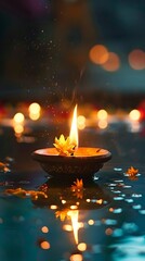 Diwali is a festival of lights celebrations by Hindus , Jains, Sikhs and some Buddhists