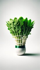 Spinach Shuttlecock Concept