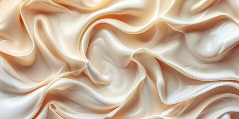 Obraz premium Cream cosmetic anti aging texture stroke background. Skincare moisturizer product