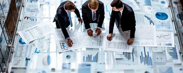 Business people planning strategy