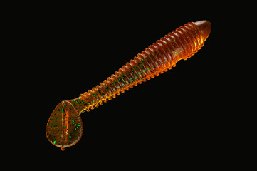 silicone fishing lures. fishing by spinning
