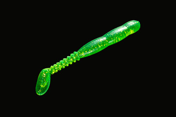 silicone fishing lures. fishing by spinning
