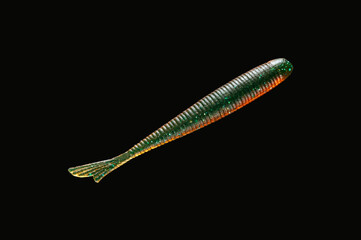 silicone fishing lures. fishing by spinning
