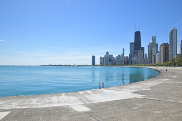 Big City Skyline along the waterfront