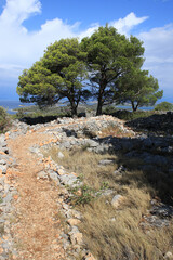view on Raduc hill, island Murter, Croatia