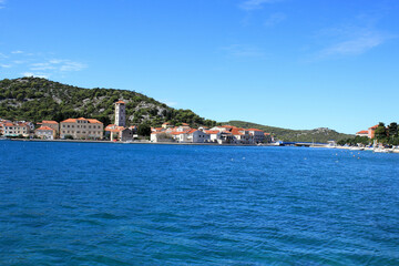 Fototapeta na wymiar view on Tisno, island Murter, Croatia