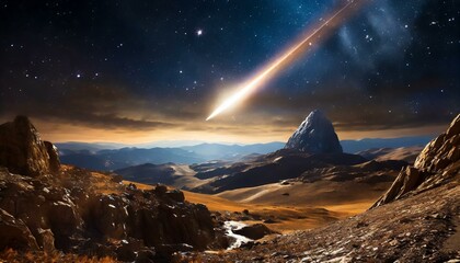 宇宙空間の隕石