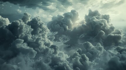 A gallery of cloud formations and sky scenes, capturing different weather conditions and times of day, for use in environmental backdrops. 8k