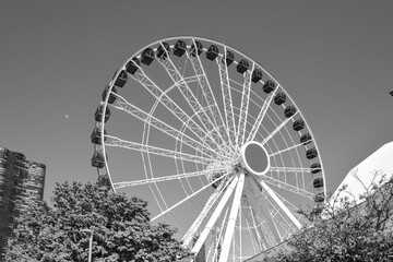 Fototapeta premium ferris wheel in the park