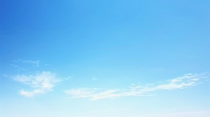 Fototapeta premium Minimalist HD Blue Sky Background