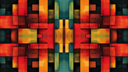 Fototapeta premium Symmetrical Abstract Pattern