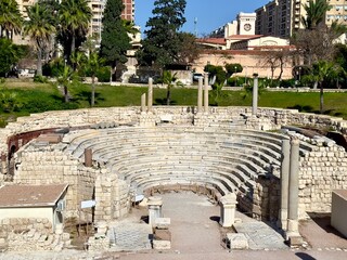 Römisches Amphitheater in Alexandria (Ägypten)