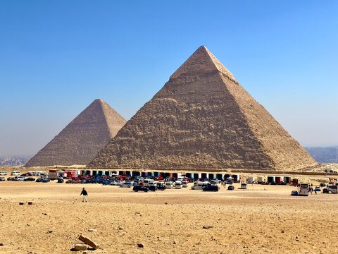 Pyramiden in Gizeh (&Auml;gypten)