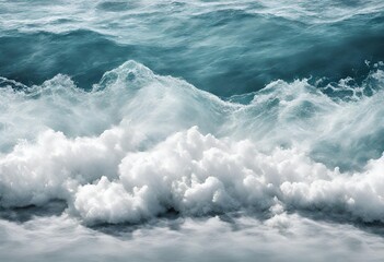 A stormy wave in the ocean