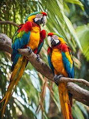 blue and yellow macaw ara ararauna