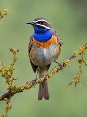 Fototapeta premium lilac breasted roller on a branch
