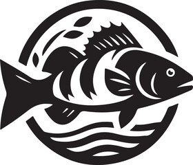 Fishing Fish Lure Logo Design  Fish logo