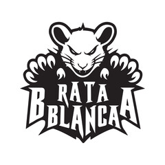 Rata Blanca typography t shirt design