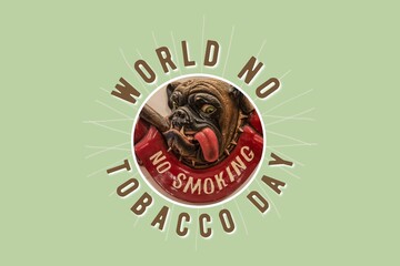 World No Tobacco Day ,skull and crossbones