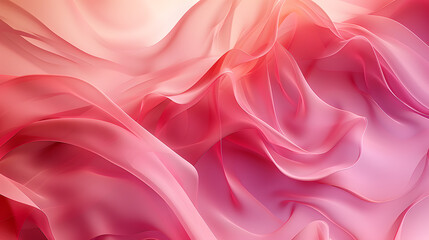 Obraz premium Ethereal Pink Swirls of Silk-Like Texture