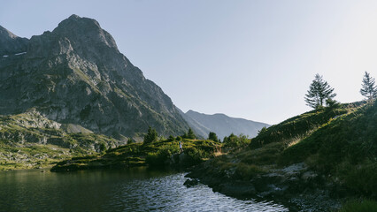 Wide mountain landscape