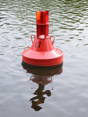 Red buoy in the Landwehr Canal