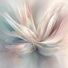 Elegant Symphony: Grace and Lightness in Abstract Composition