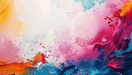 Colorful abstract painting