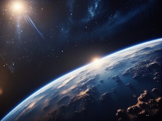 Obraz premium earth in space