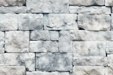 White and gray brick wall texture background