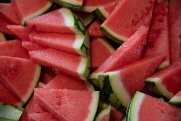 red and green watermelon