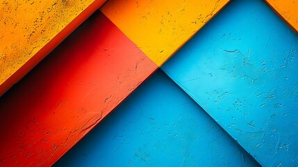 A colorful background with a triangle shape.