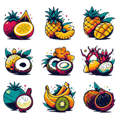 Fresh Picks: Vibrant Fruit Vector Design Elements for Juicy Creative Projects